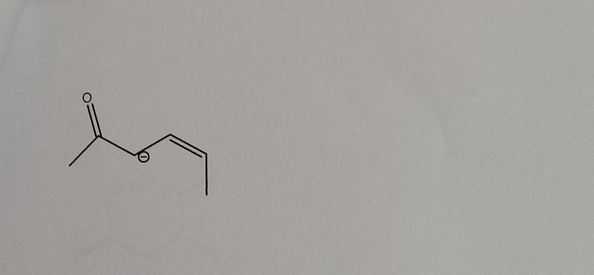 Draw Resonance Structures For Following 1