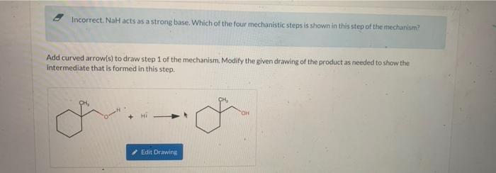 Propuse A Pausie Mechanism For The Following Transformation Oh 1 Nah 2 E O Oe 13 38b Correct This Mechanism Begins 3