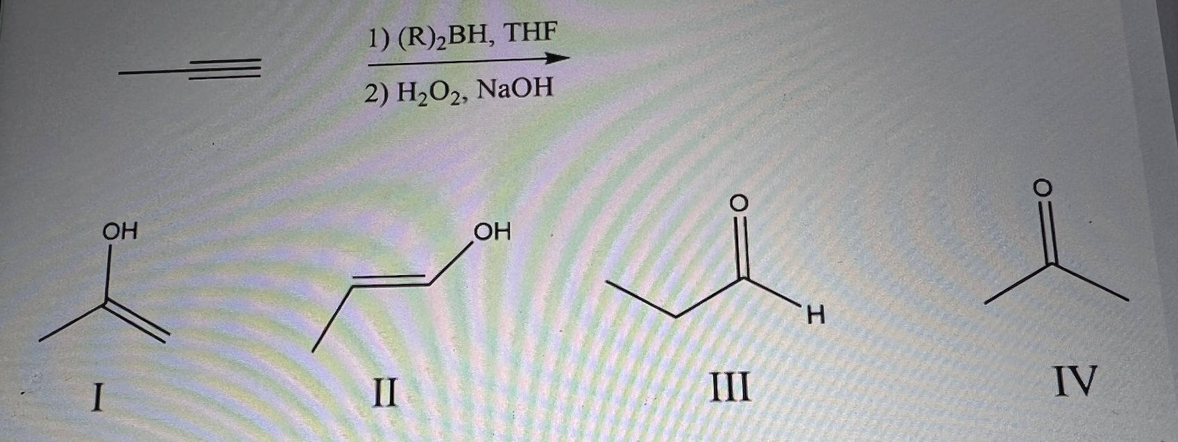 The Intermediate Formed In The Following Reaction Is 1