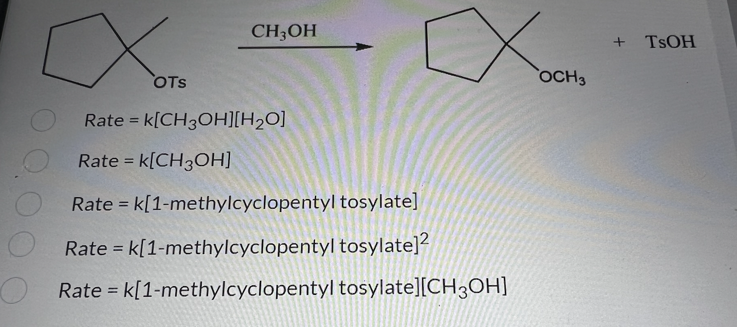 What Is The Expected Rate Law For The Following Reaction 1