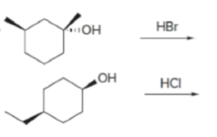 What Are The Products Of These Reactions Considering Stereochemistry 1