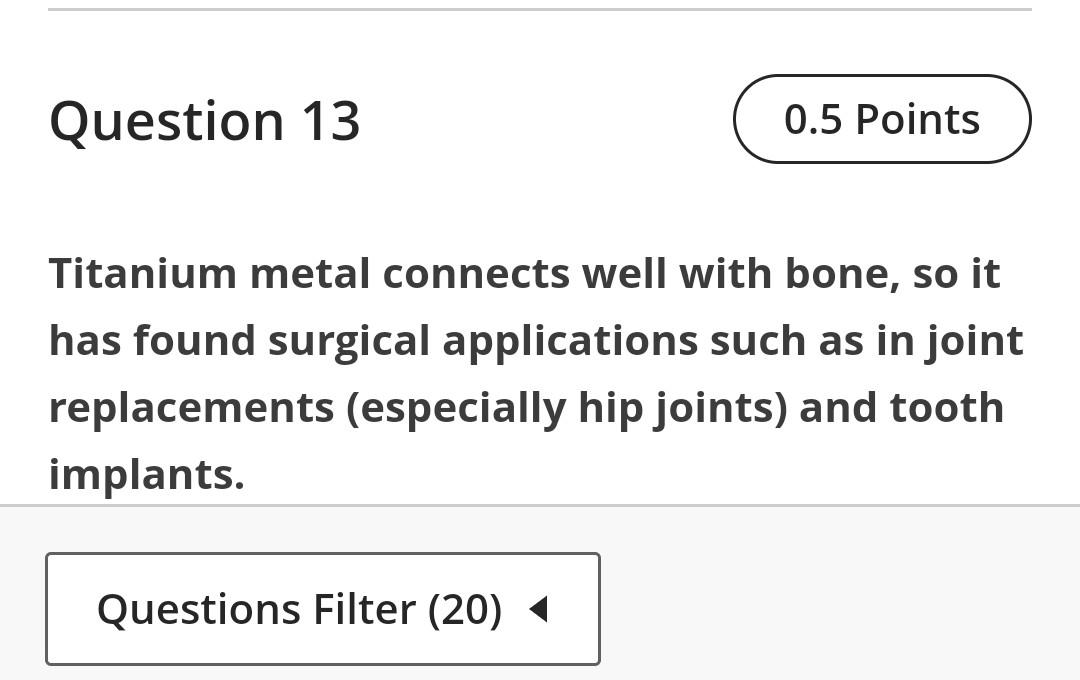Question 20 0 5 Points The Filtration System Consists Of Filters With Varying Sizes Of Pores And Is Often Made Up Of A 8
