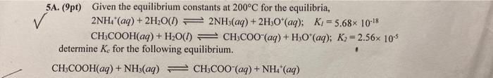 2a 7 Pts The Reaction A B Follows First Order Kinetics With A Half Life Of 12 Hours If The Concentration Of A Is 0 2