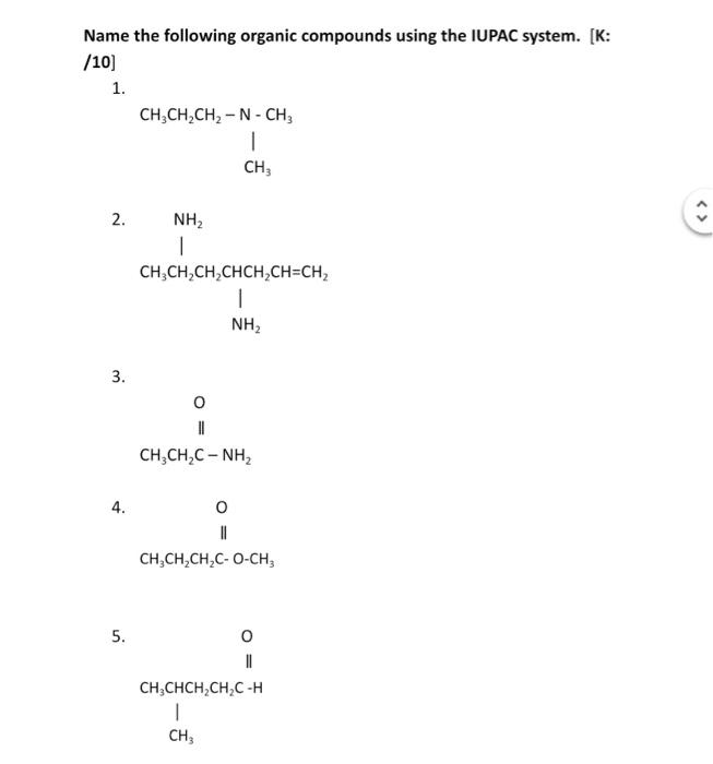 Name The Functional Group In Each Compound K 5 1 Ch C Ch Cl 1 Ch3 2 Ch Chch Ch3 T Oh 3 O Ch Ch Cch Ch Ch 2
