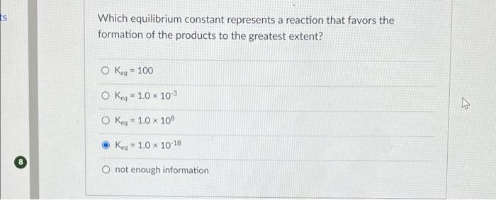 Question 47 The Oxidation Number Of P In Po4 3 O 5 O 8 O 3 O 5 O None Of The Above C Is Ts Which Equilibrium Consta 2