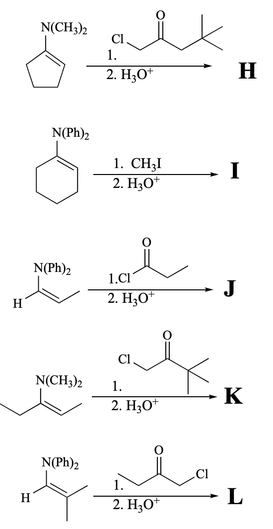 H H N Ch3 2 N Ph N Ph 2 N Ch3 2 N Ph Cl 1 2 H3o 1 Ch I 2 H3o 1 Cl 2 H3o Cl 1 2 H3o 2 H3o H I J K L 1
