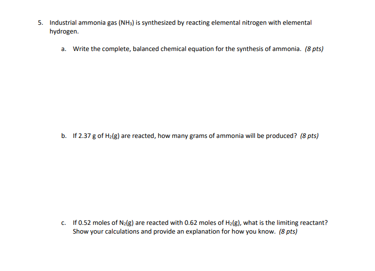2 Balance The Following Equations 9 Pts A Fe O3 S Hno3 Aq Fe No3 3 Aq B Ba Cio3 2 S O G C Mg S M 2