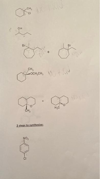 1 Design A Synthesis For The Following Chemicals That Requires The Number Of Reaction Steps Indicated Starting With A 4