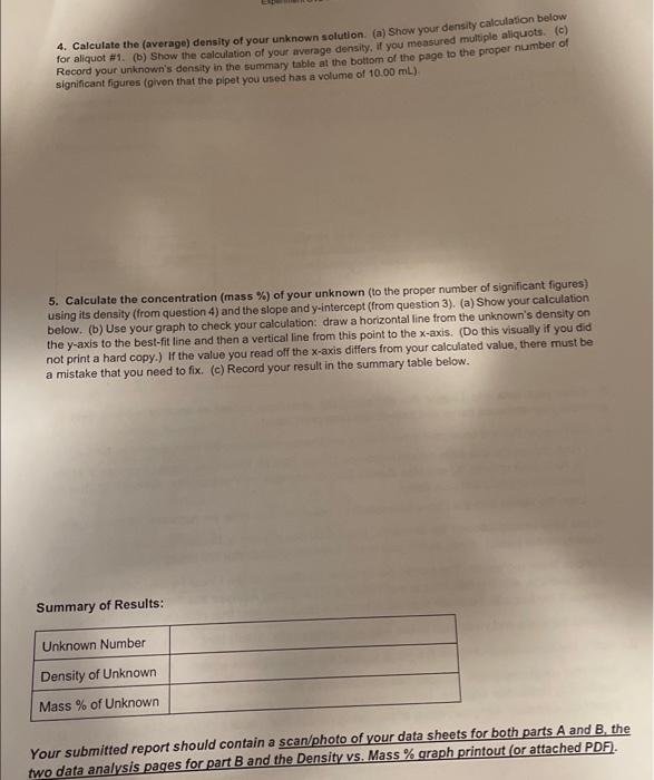 Data Sheet Record All Of Your Data With The Appropriate Number Of Digits And The Correct Units Temperature Of Water 22 4