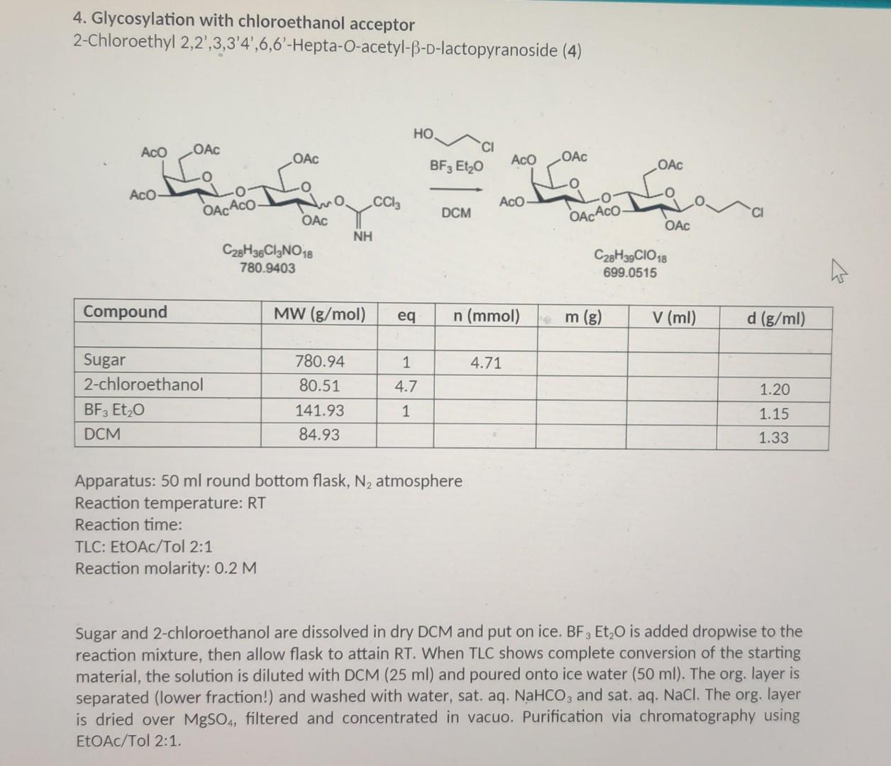 A Fill In The Table Below Show Calculations And Workings B Write The Reaction Formula For This Experiment C Give A 1