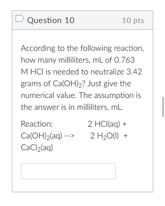 Question 9 10 Pts Give The Net Ionic Equation For The Reaction If Any That Occurs When Aqueous Solutions Of H So4 And 2