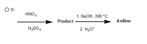 Aniline Can Be Synthesized From Benzene By Using Correct Synthetic Schemes Choose One Scheme That Can Be Used To Produc 2