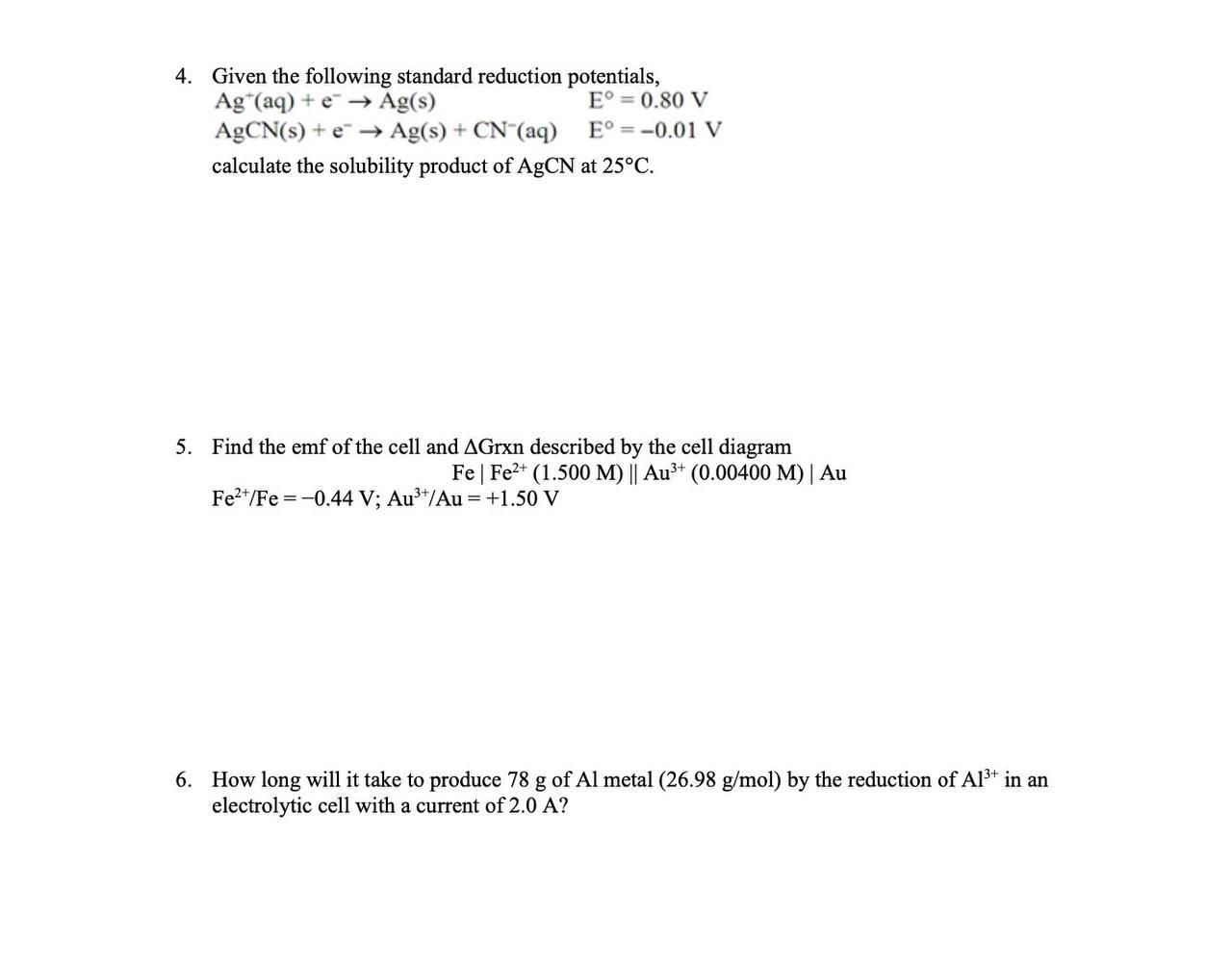 Bcm623 Inorganic Chemistry 1 Unit Test On Coordination Compounds And Electrochemistry Name 1 Give The Systematic Names 2