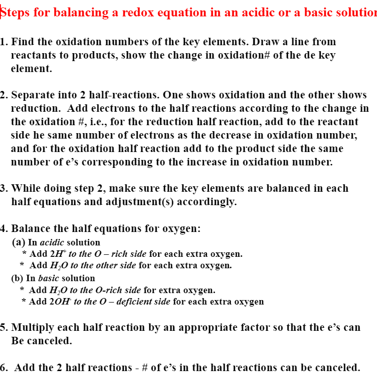 A Write 2 Half Cell Reactions Balance The Re Dox Equations In Acid Or Base Medium And Calculate The Standard Cell Pote 2