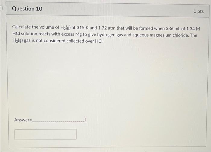 Question 9 1 Pts A Small Bubble Rises From The Bottom Of A Lake Where The Temperature And Pressure Are 3 5 C And 3 04 2