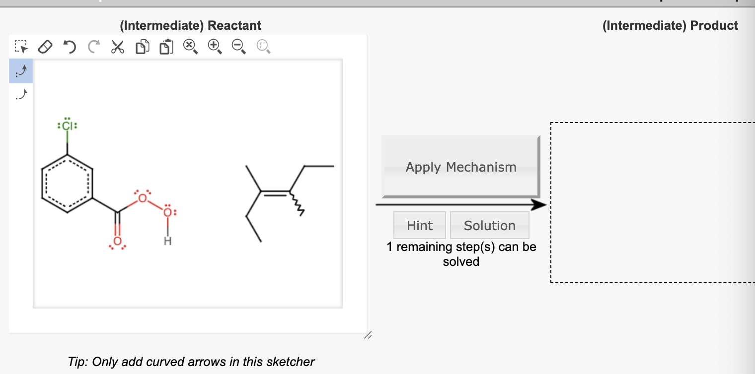 Intermediate Product Intermediate Reactant Gogc O Apply Mechanism Hint Solution 1 Remaining Step S Can Be Solv 1