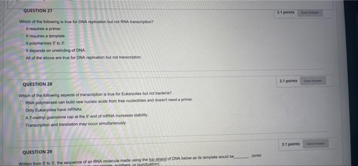 Question 19 15 Points Conversion Of G To Tin Onas An Example Of Transversion Pyridine Dimer Transition Tautomenzation 2 3