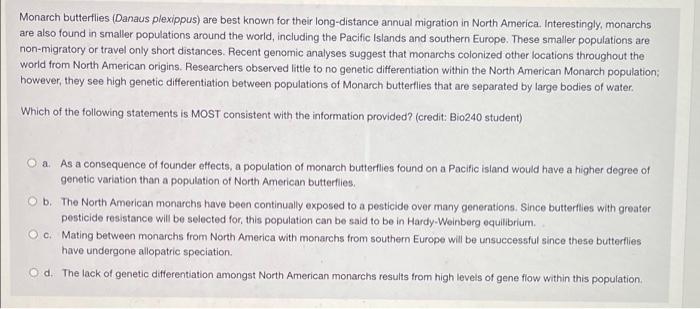 Monarch Butterflies Danaus Plexippus Are Best Known For Their Long Distance Annual Migration In North America Interes 1