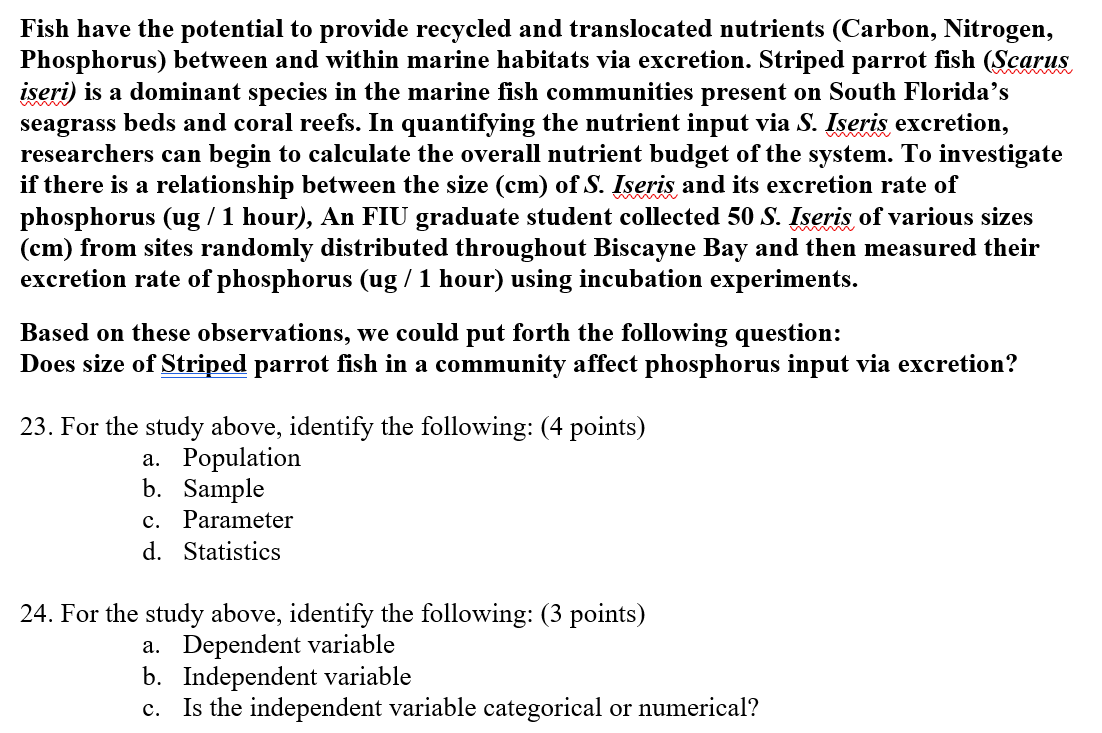 Fish Have The Potential To Provide Recycled And Translocated Nutrients Carbon Nitrogen Phosphorus Between And Within 1