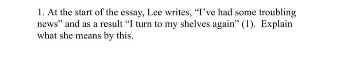 Answer Must Be Based Upon The Eassy A Lifetime Of Reading Taught Min Jin Lee How To Write About Her Immigrant World By 1