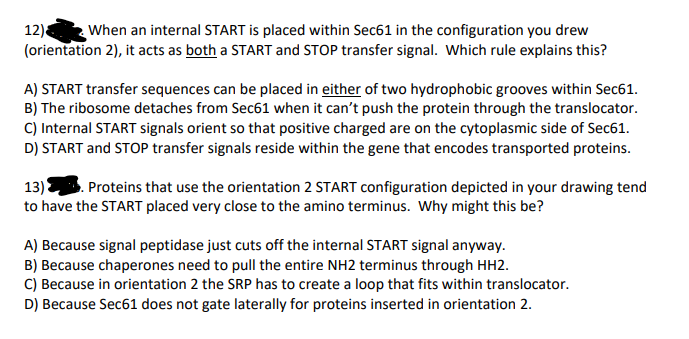 12 When An Internal Start Is Placed Within Sec61 In The Configuration You Drew Orientation 2 It Acts As Both A Start 1