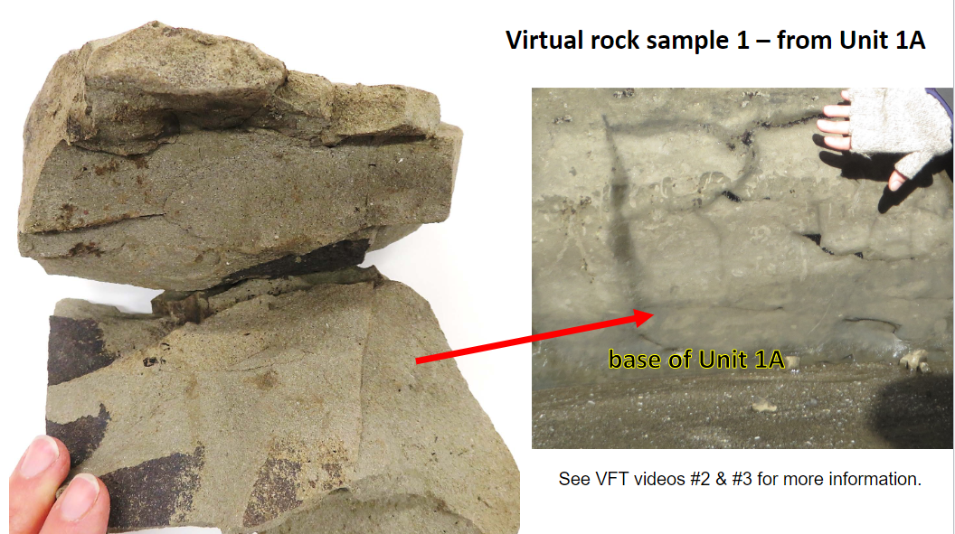 Virtual Rock Sample 1 From Unit 1a Base Of Unit 1a See Vft Videos 2 3 For More Information Virtual Rock Sample 1