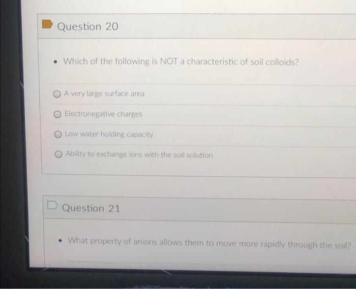 Question 18 Plant Wilting Is The Result Of O Plant Cells Gaining Water Content A Loss Of Turgor Pressure Reverse Osmos 2