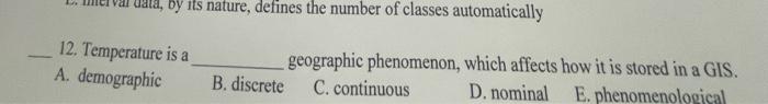 Wald By Its Nature Defines The Number Of Classes Automatically 12 Temperature Is A A Demographic Geographic Phenomen 1