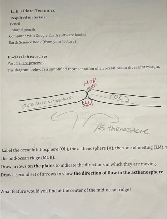 Report Format Your Name Title Introduction Brief Introduction To Subduction Zones And The Work You Did In These Labs Th 4