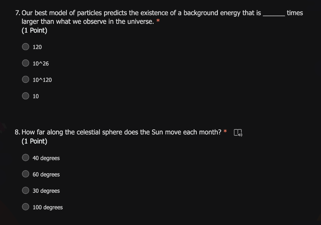Times 7 Our Best Model Of Particles Predicts The Existence Of A Background Energy That Is Larger Than What We Observe I 1