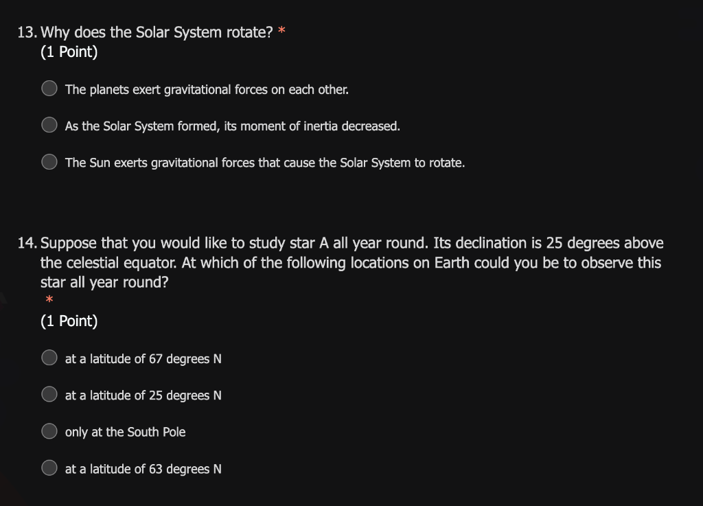 13 Why Does The Solar System Rotate 1 Point The Planets Exert Gravitational Forces On Each Other As The Solar Sys 1