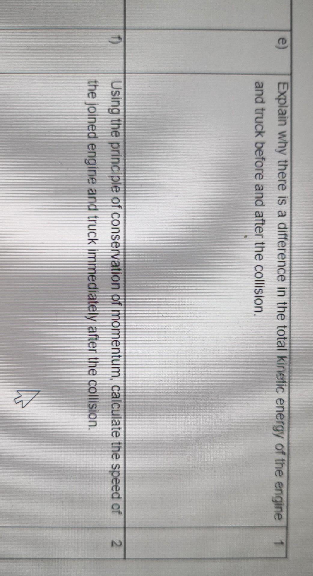 2 2 A What Is The Definition Of Linear Momentum 1 The Engine Of An Unpowered Train Of Mass 700 Kg Is Rolling At A Cons 2