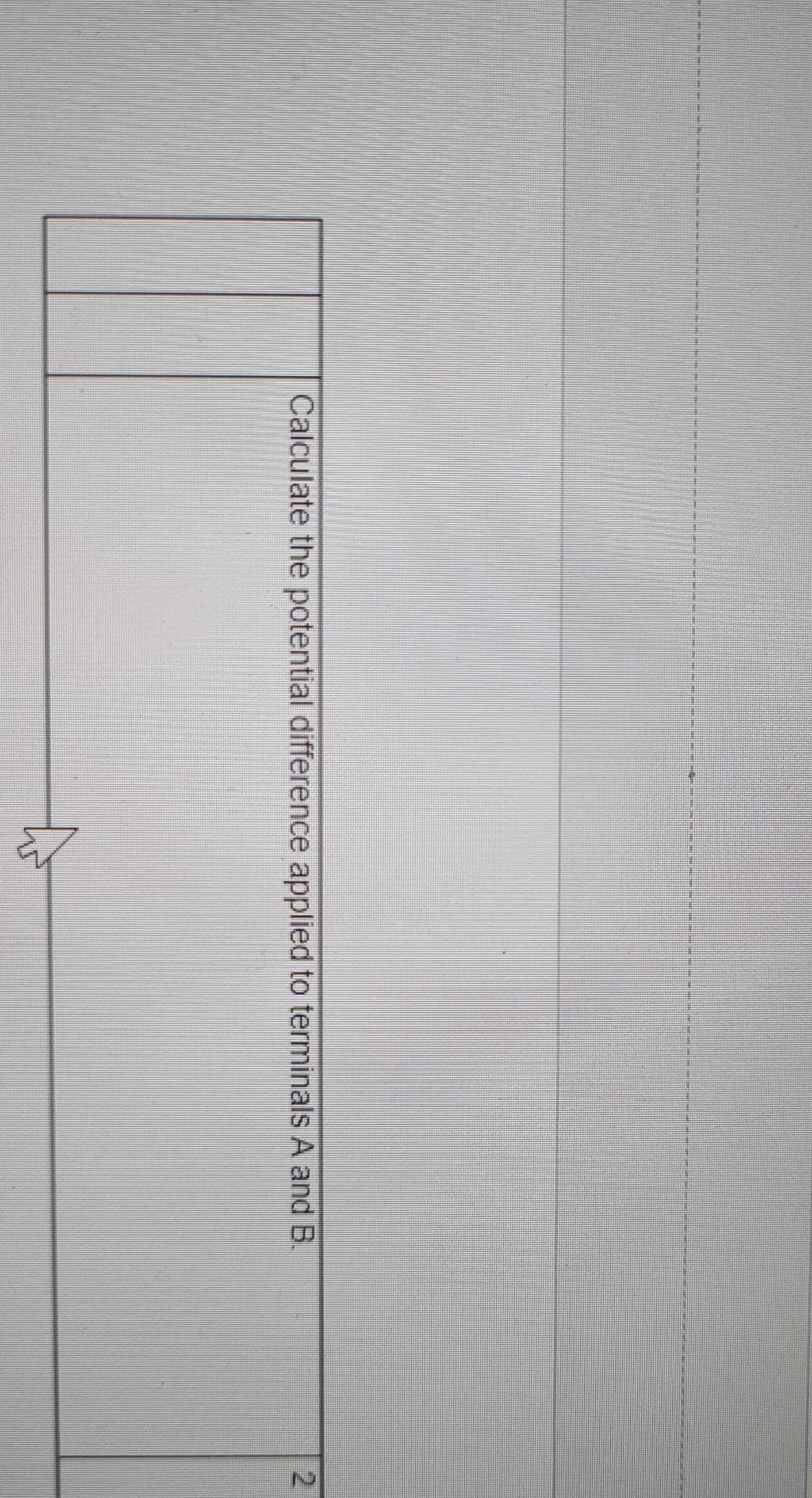 Calculate The Potential Difference Applied To Terminals A And B 2 Calculate The Potential Difference Applied To Termi 2