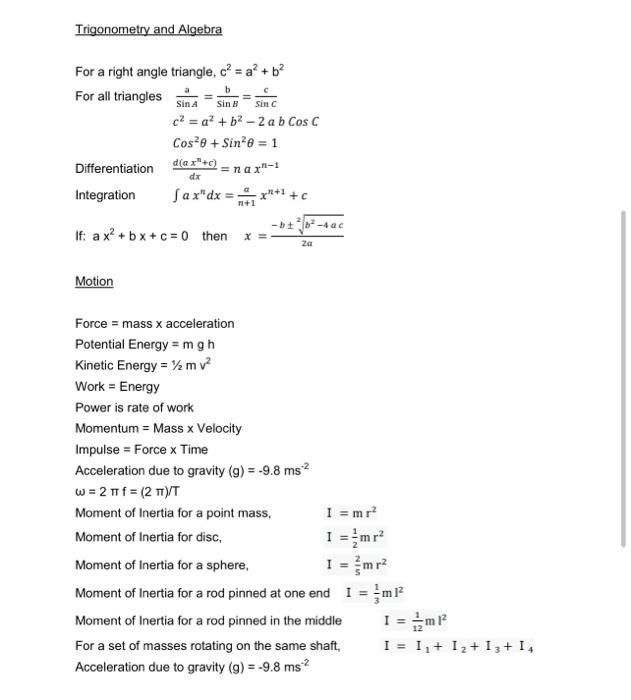Trigonometry And Algebra B Sin B Sin A Sinc For A Right Angle Triangle C A B2 For All Triangles C A B2 2 A 1
