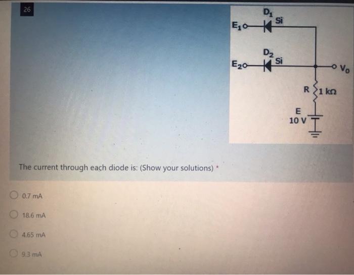 12 V 5v 20 V Q V Compute For Vp Of The Output Waveform Show Your Solutions Explanation 25v 0 25 V 0 157 15 V 26 2