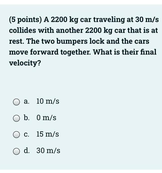 Problem 1 30 Points Consider Two Objects Of Masses Mi 6 033 Kg And M2 2 593 Kg The First Mass M2 Is Traveling 3