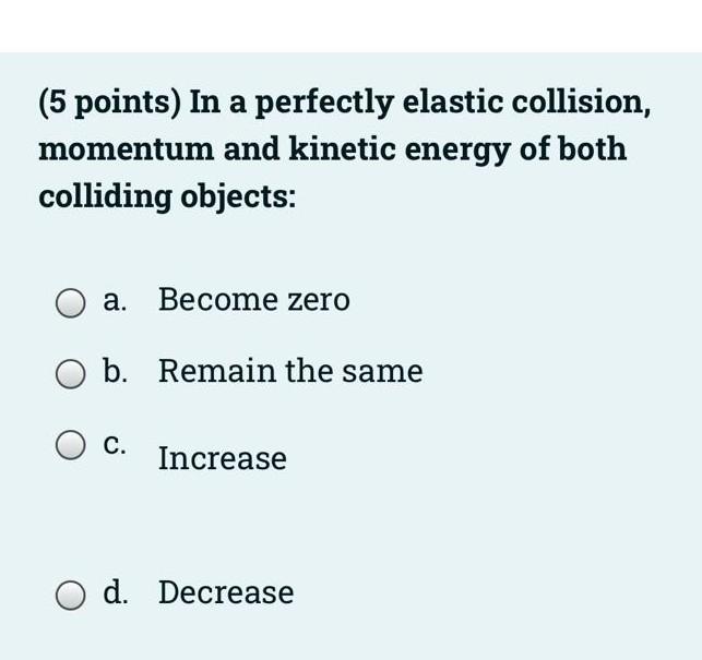 5 Points A 1000 Kg Car Traveling Initially With A Speed Of 20 M S In An Eastern Direction Crashes Into The Rear End Of 4