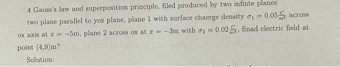 3 2 Coulomb S Law And Electric Field A Negative Charge 12mc Sits At 7 5 M Find Electric Field Vector At Origin 0 0 3