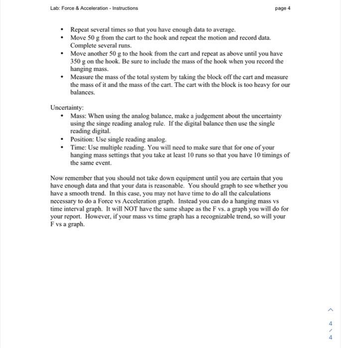 The Pictures Below Are The Instruction For The Lab I Am Adding So It Makes More Sense The Next Pictures Are The Lab Q 4