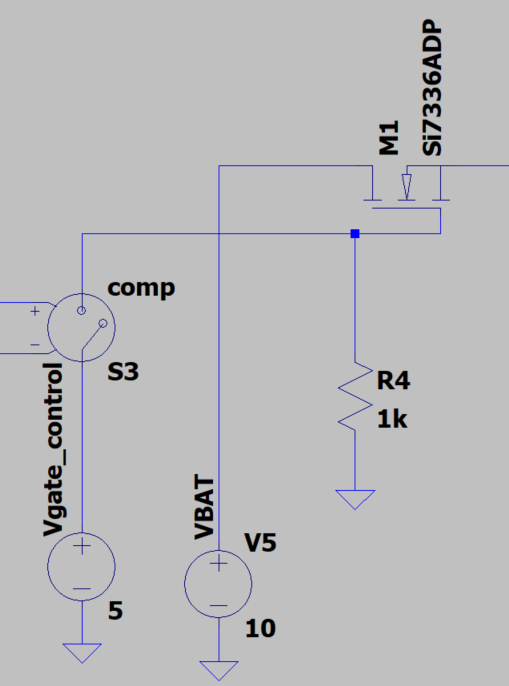 1 Vgate Control 5 S3 Comp Vbat 10 V5 M1 Si7336adp 1