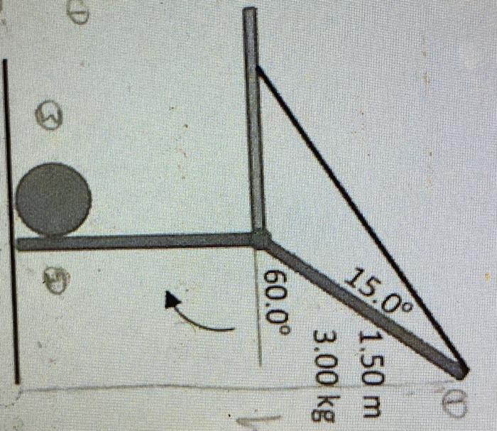 A Find The Tension On The Cable And The Horizontal And Vertical Forces At The Pivot Point B The Cable Snaps And The R 2