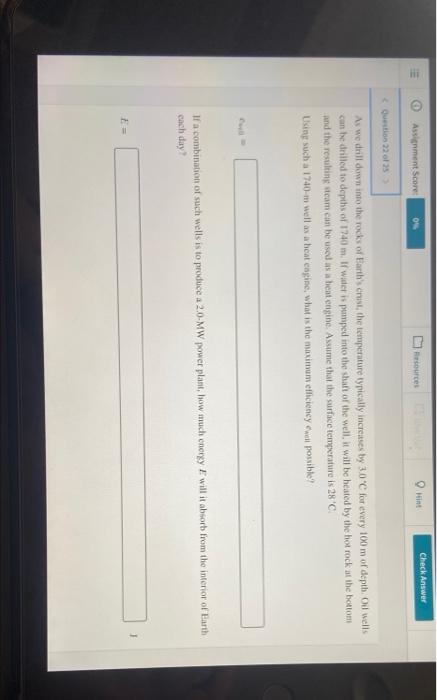 Iii Check Answer Hint 0 Question 22 Of 253 As We Drill Down Into The Rocks Of Earth S Crust The Temperature Typically 1