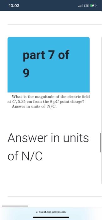 10 02 Lte A Point Charge 8 Pc Is Concentric With Two Spherical Conducting Thick Shells The Smaller Spherical Conducting 9