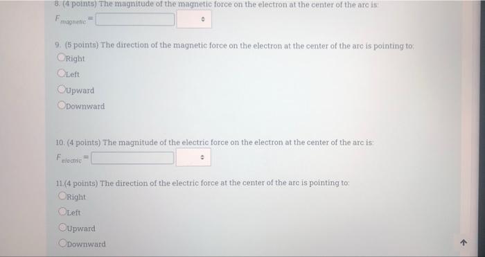 Problem 9 30 Points Two Long Straight Wires Carrying 3 A Of Conventional Current Are Connected By A Three Quarter Ci 5
