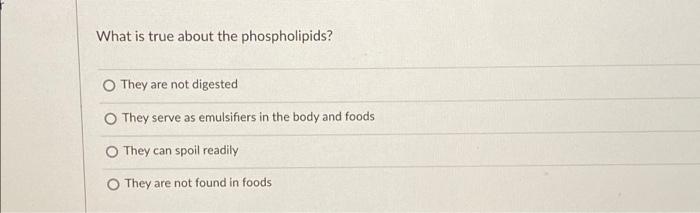 What Type Of Monounsaturated Oil Would You Recommend Soybean Flaxseed O Coconut Olive Cholesterol Is Not Found In O 5