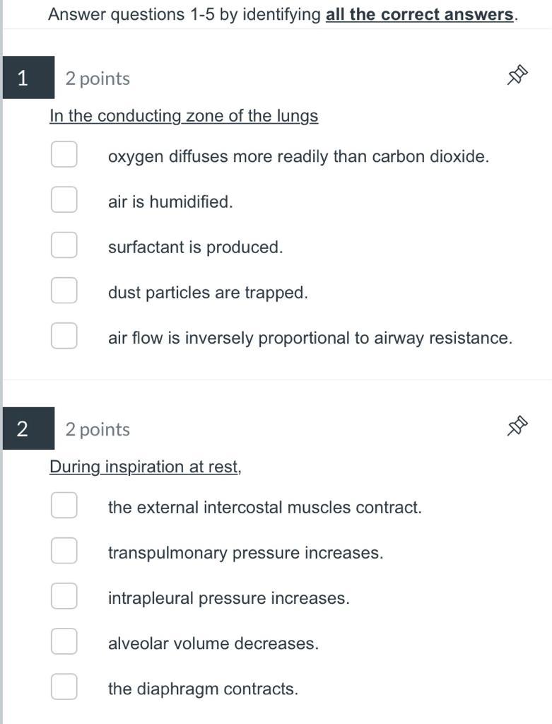 Can I Please Be Helped With This Quiz Please On Question 1 5 Please Choose All The Correct Answers There Are More Than 1