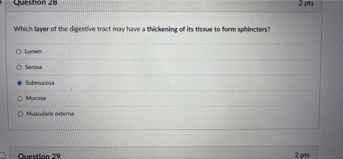 If A Part Of The Digestive Tract Hosts Mucosa Associated Lymphoid Tissue Malt In Which Layer Will It Be Found Serosa 3