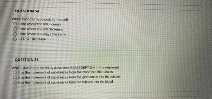 Question 56 1 Points Extra Credit Bonus Due To Extrinsic Regulation Of Ger Sympathetic Stimulations Blood Iw Into Th 2