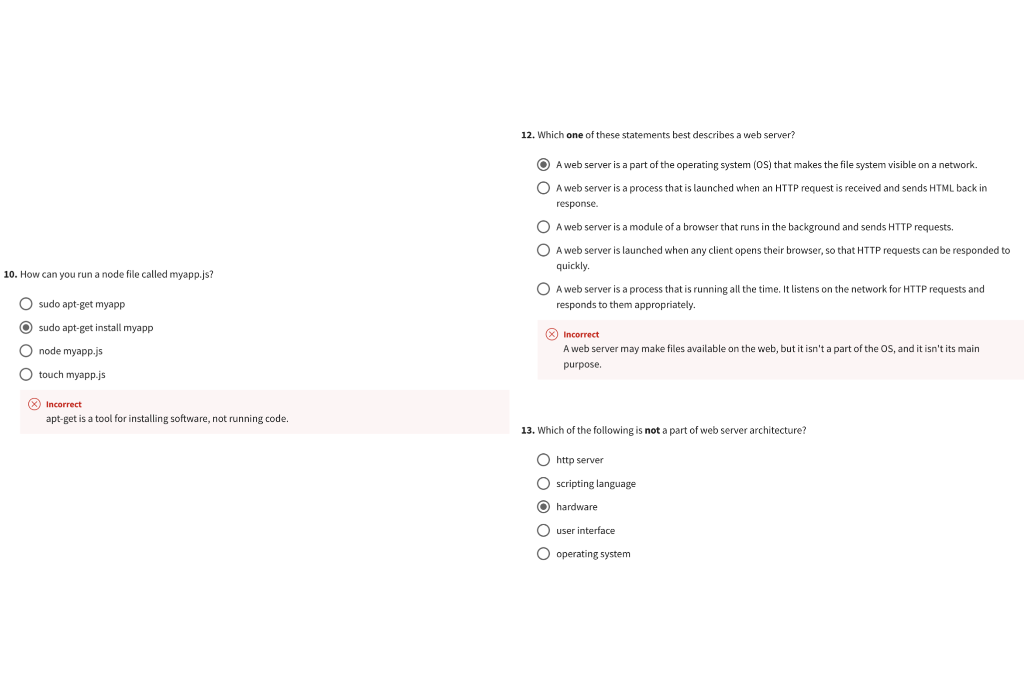 10 How Can You Run A Node File Called Myapp Js Osudo Apt Get Myapp Osudo Apt Get Install Myapp Onode Myapp Js O Touch 1