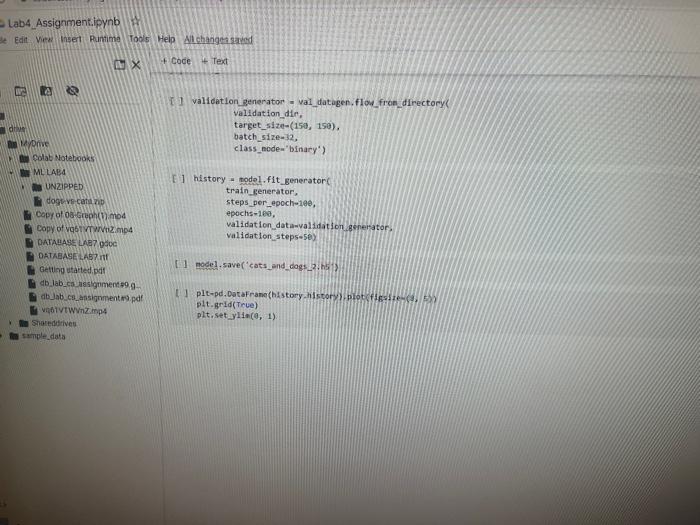 D File Edit View Insert Runtime Tools Help Allungesaved Dode Text Ex Files Code Text Mre D 8 Import Os Shutil Fro 7